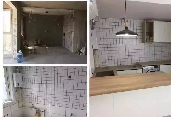 57㎡北漂二手房大翻身,开放式北欧厨房成亮点-98