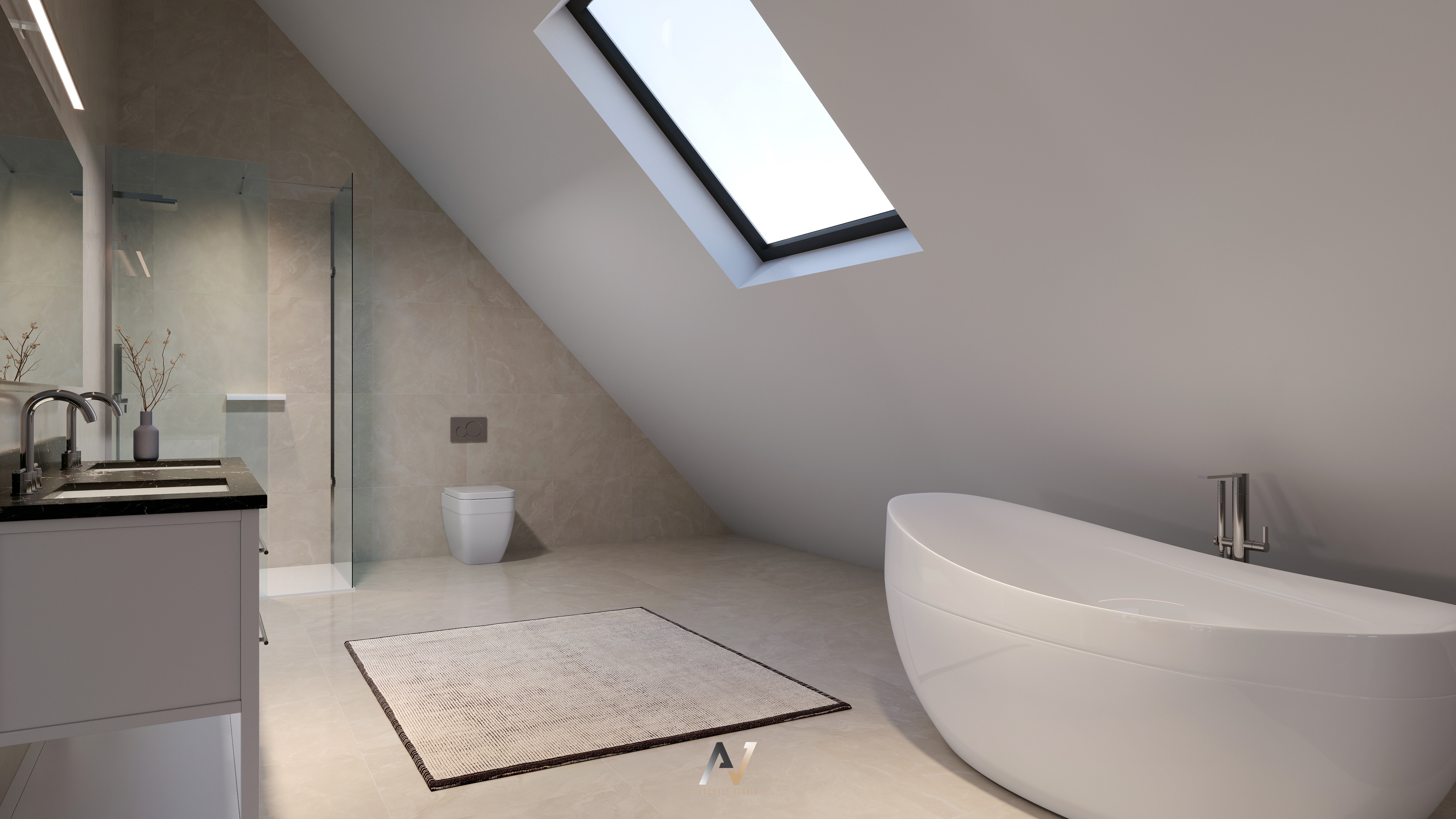 阁楼公寓效果图项目-6