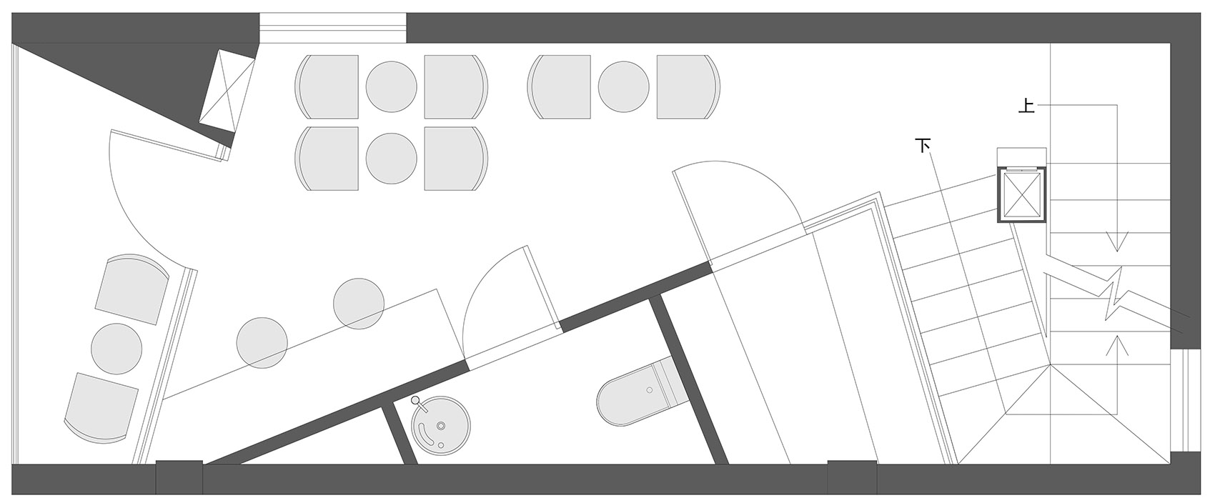 竖向的咖啡店丨中国温州丨杦拾设计-56