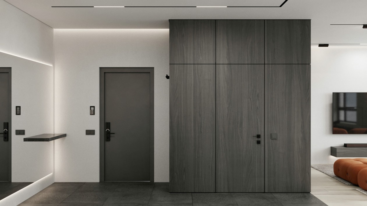 橙色+简洁白 高品质极简，优雅氛围下的理想之城-0