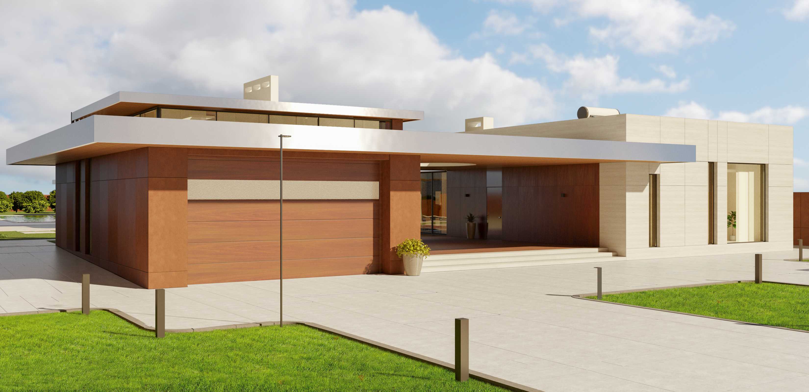 简约材质构建现代隐居空间——Dzoraghbyur 别墅-2