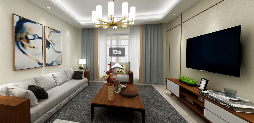 融创运河壹号府 107㎡现代简约五口之家,空间利用最大化-102