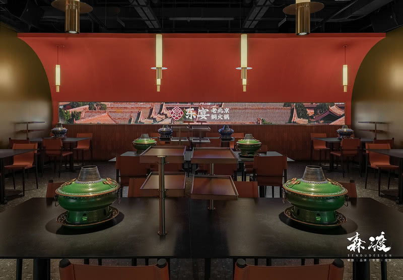 乐宴老北京铜火锅（龙华店）丨中国深圳丨深圳市森渡空间设计有限公司-18