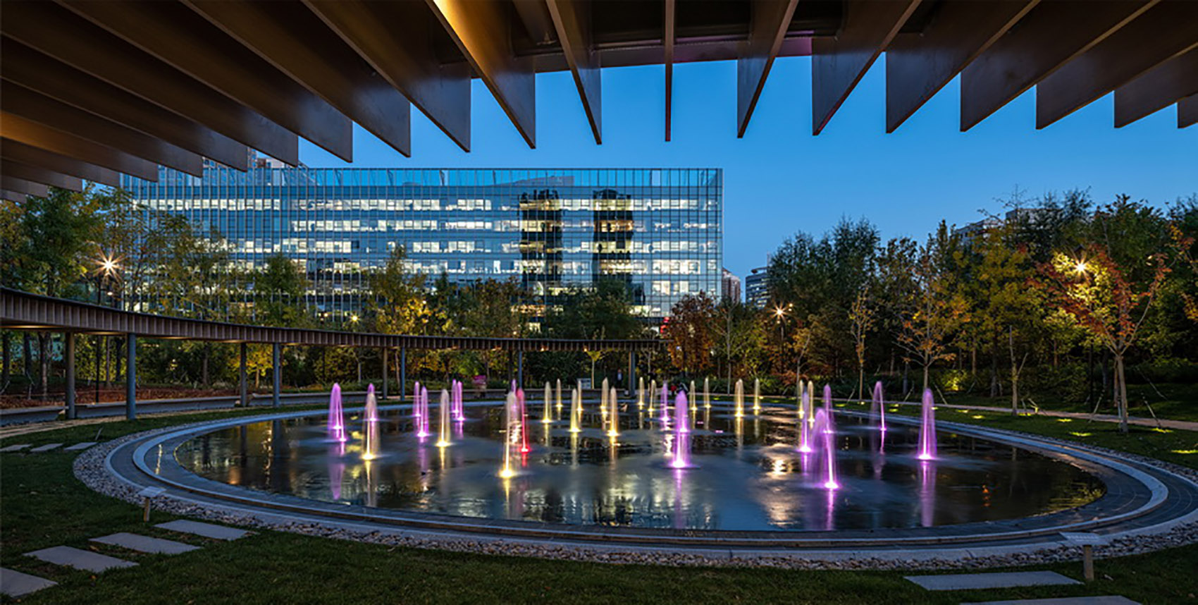 合院中的绿林·利星行中心（北京）景观设计丨中国北京-46