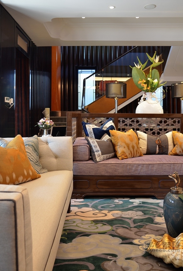 戴昆设计·苏州桃花源203样板间-22