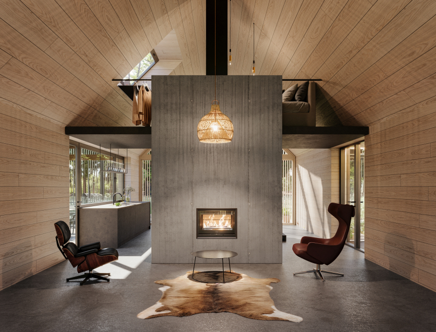 Borova现代乡村住宅可视化项目丨捷克-13