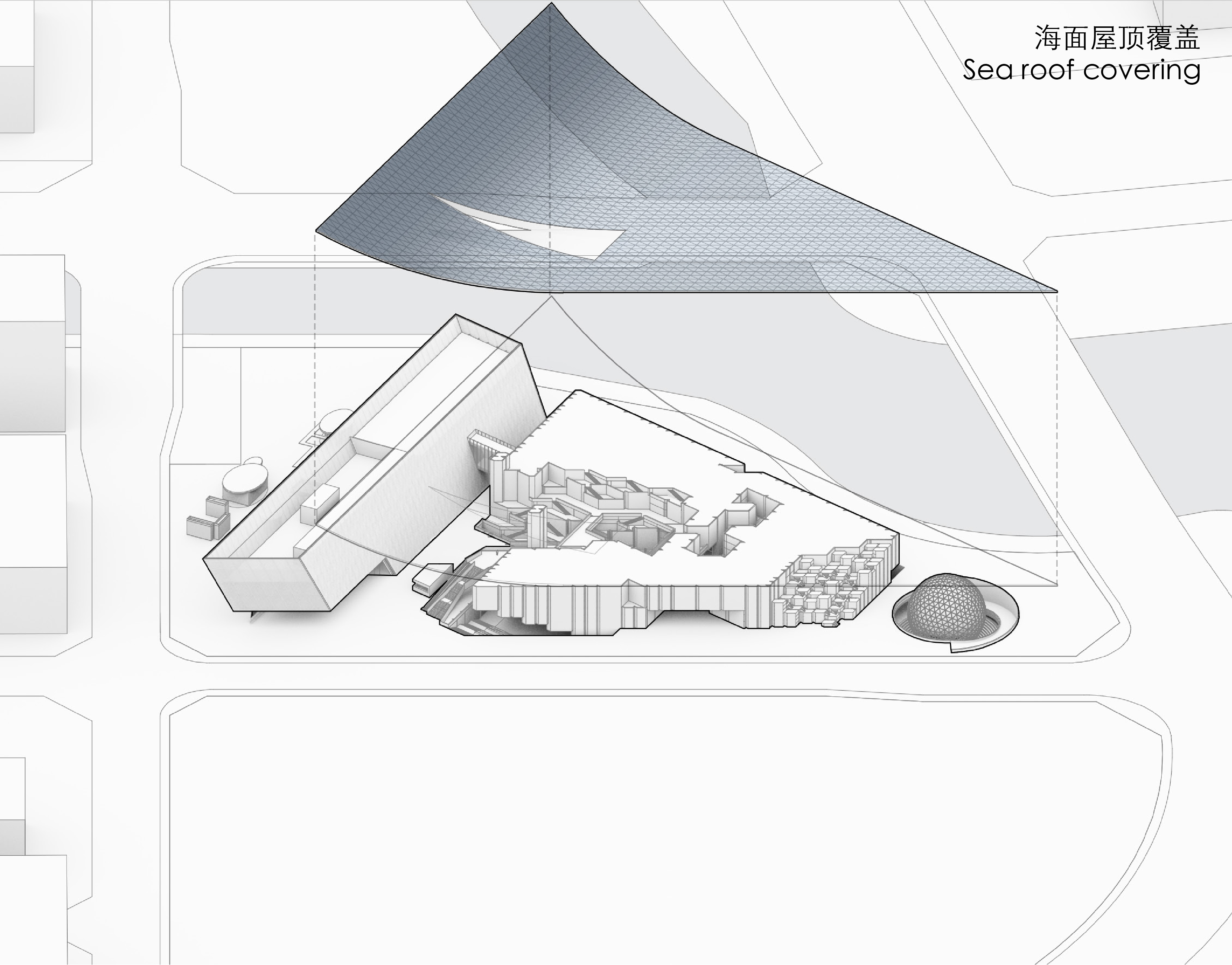 汤桦建筑设计一等奖方案：三亚崖州湾科技城文体中心（深海博物馆及体育中心）-27