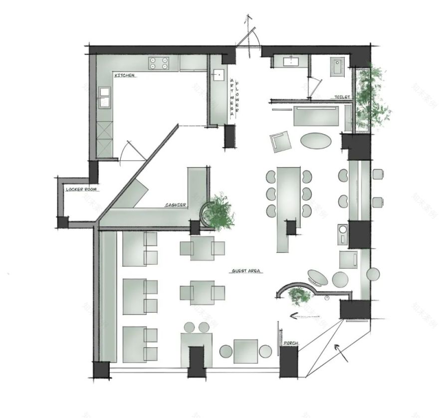 布鸪咖啡店丨中国汕头丨立和建筑设计-23