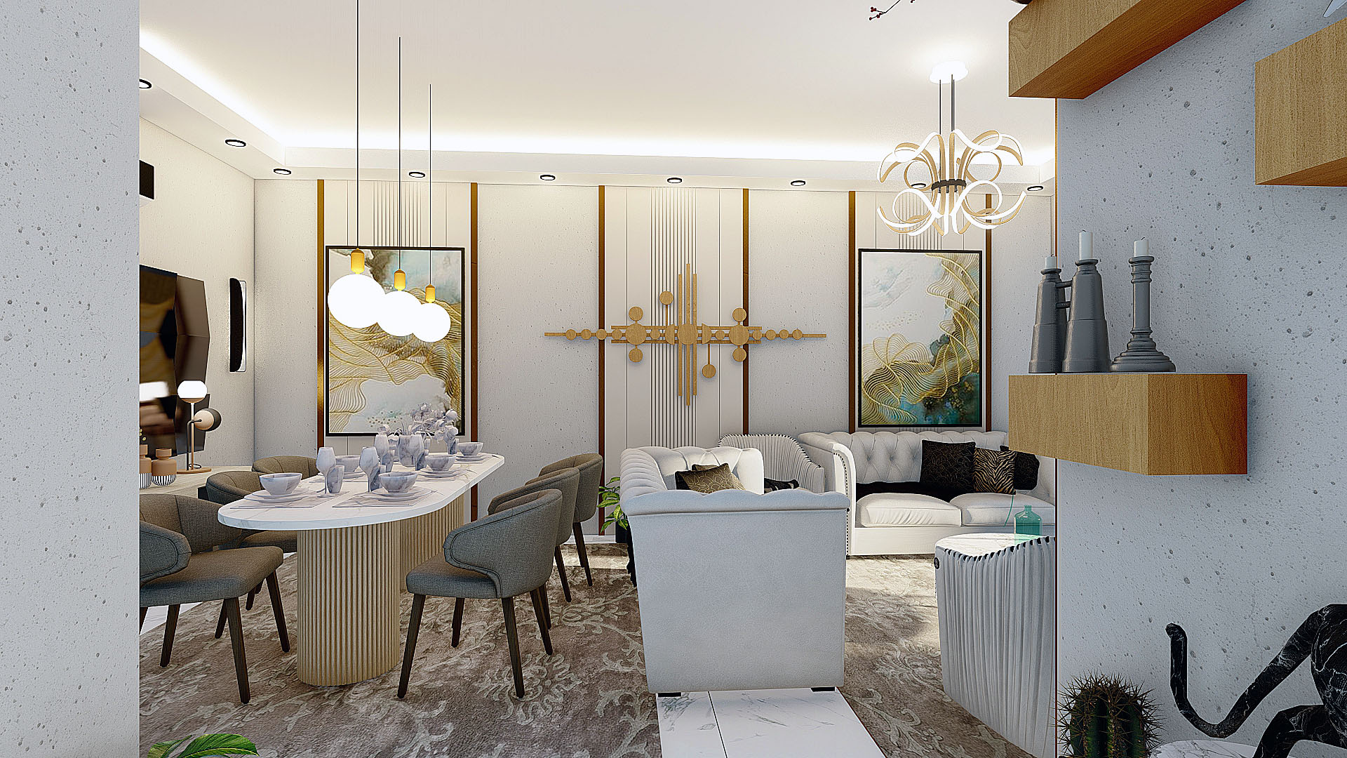 تصميم لوحده 200 متر بمصر-4