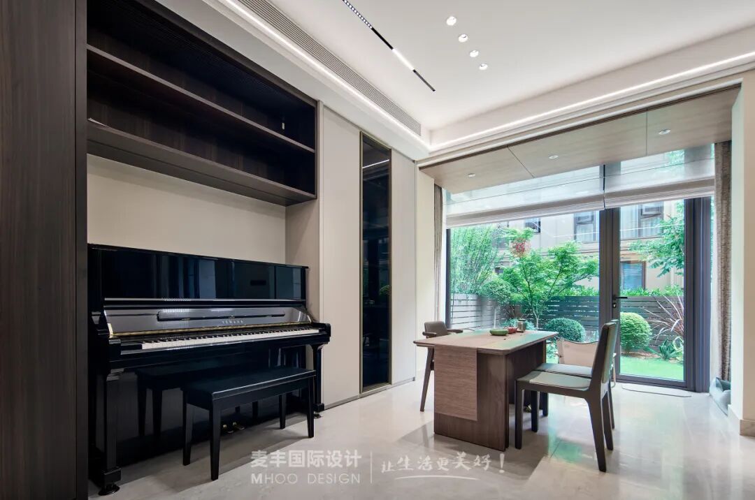 MHOO|市心府360㎡现代风：木中藏雅，无序藏奢-23