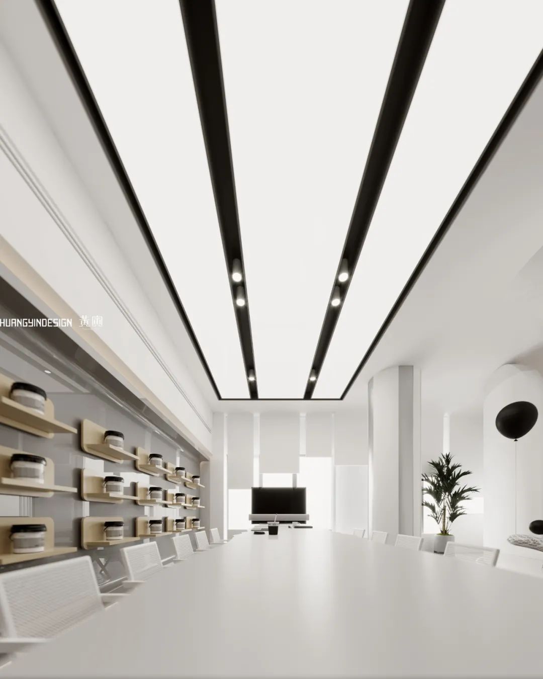 壹等艺国际涂料银泰展厅丨中国台州丨黄寅设计事务所-41