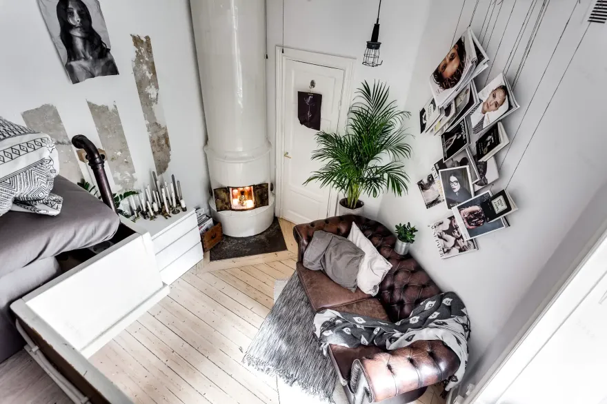 "瑞典 17m²小空间精致公寓设计"-1