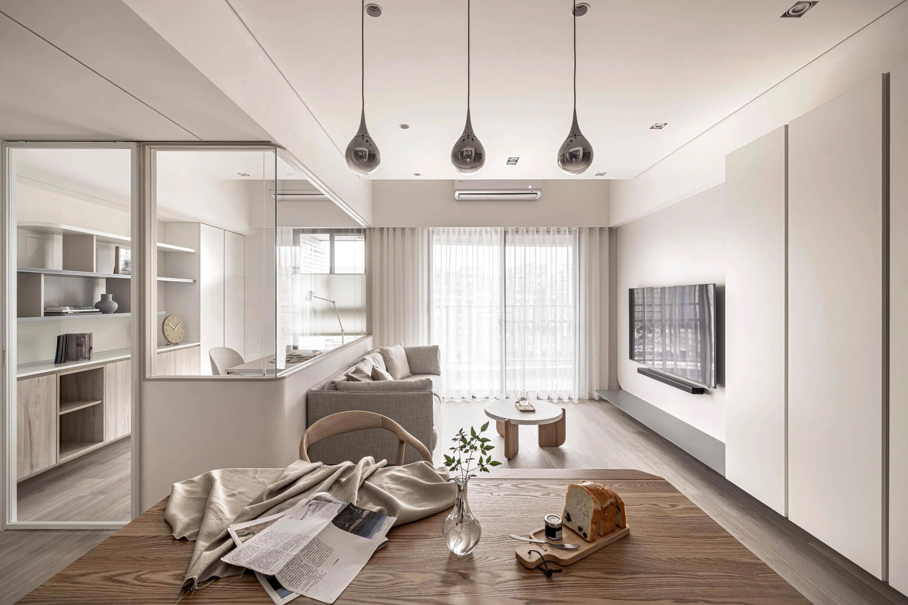 温润奶油风居家空间丨寓子设计-41