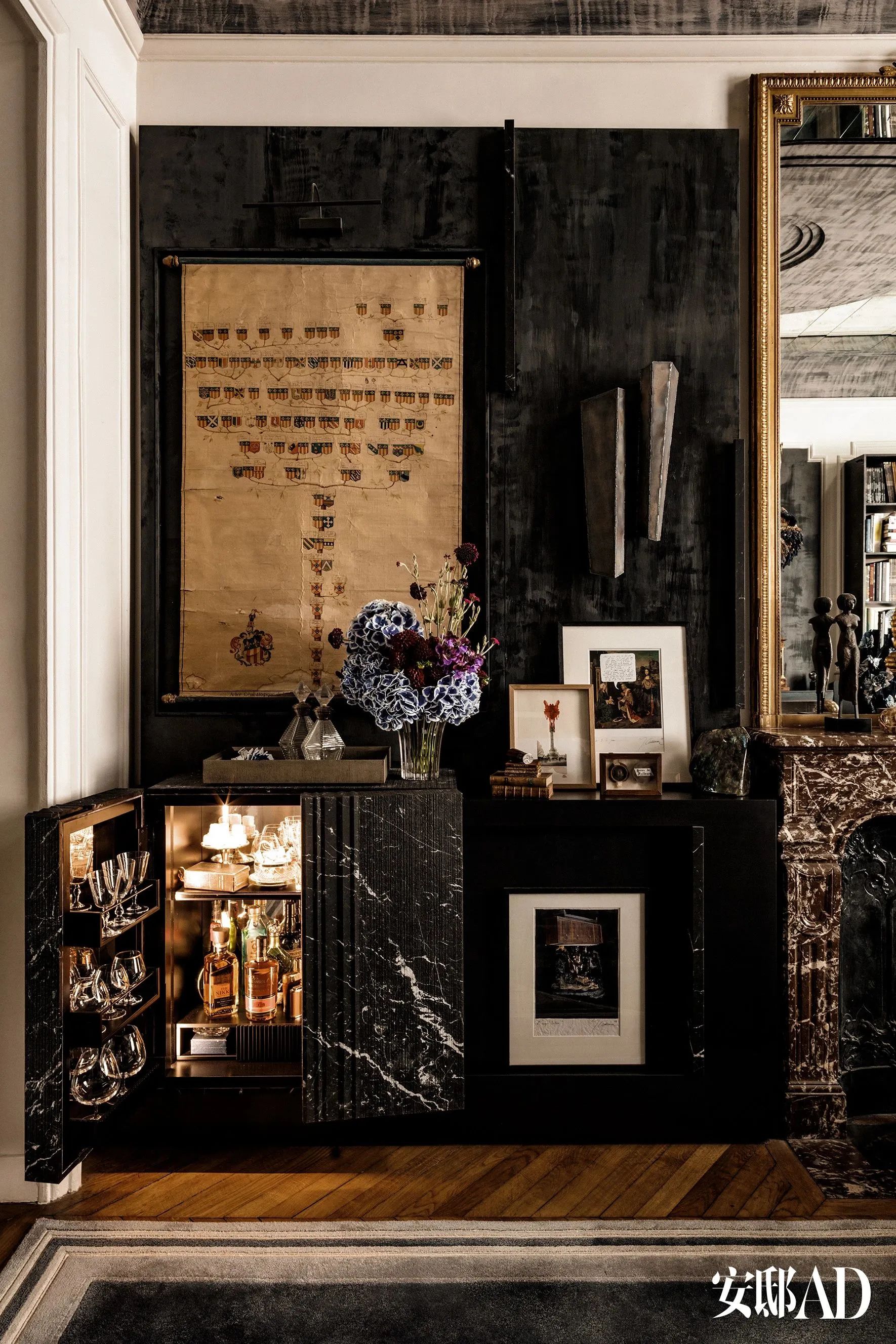 Aline Asmar d’Amman的巴黎私宅丨法国巴黎-50