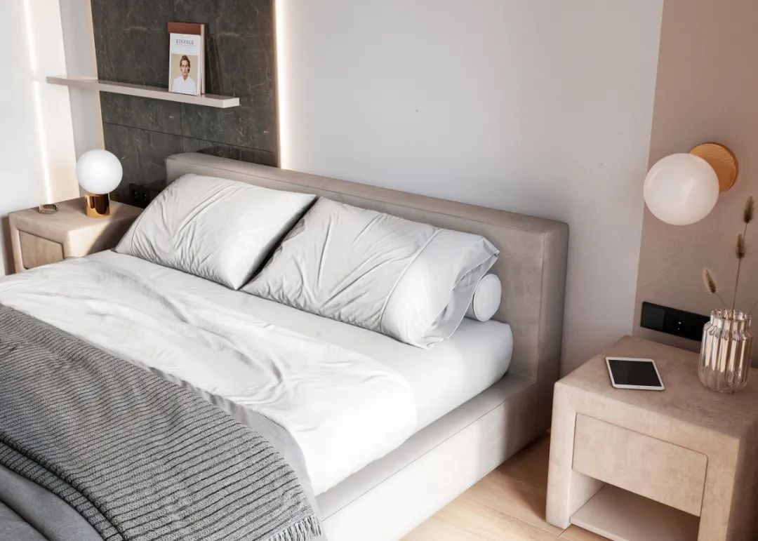 巴塞罗那 95㎡温暖柔和两居室丨西班牙巴塞罗那丨NOVOSAD ARCHITECTS-30