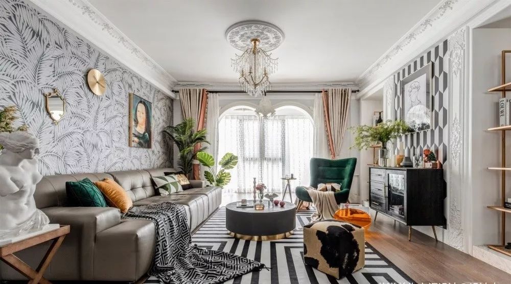 124㎡水瓶座潮流混搭家居，演绎现代法式浪漫生活-37