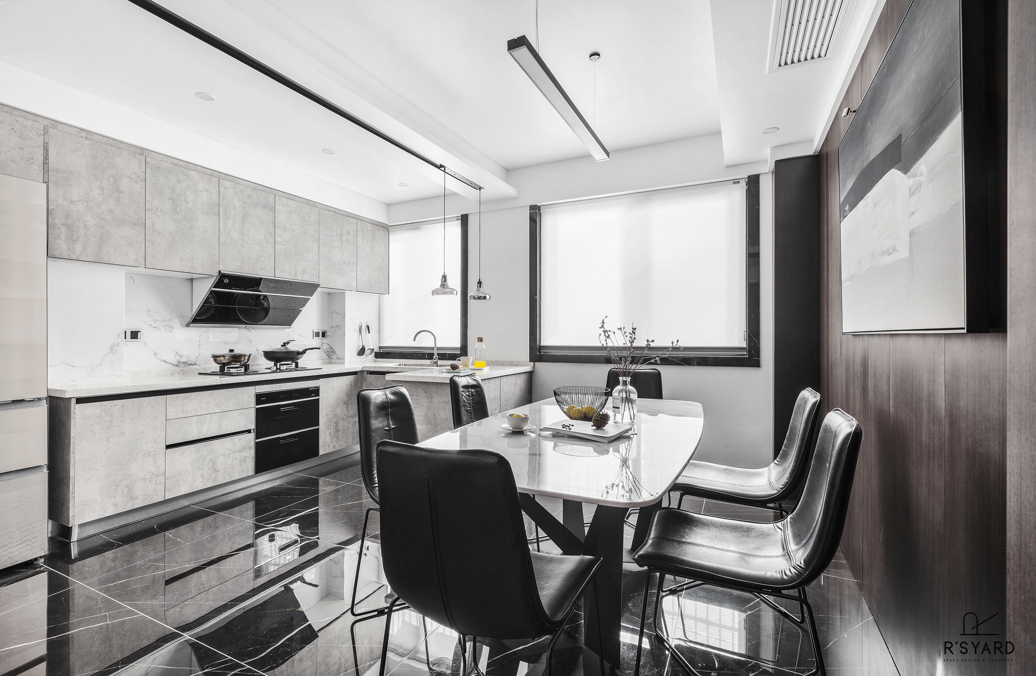 我喜欢的家,是黑白调 | R'sYard缪茹空间设计-48