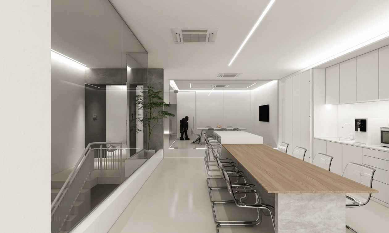 简约风办公空间设计-16