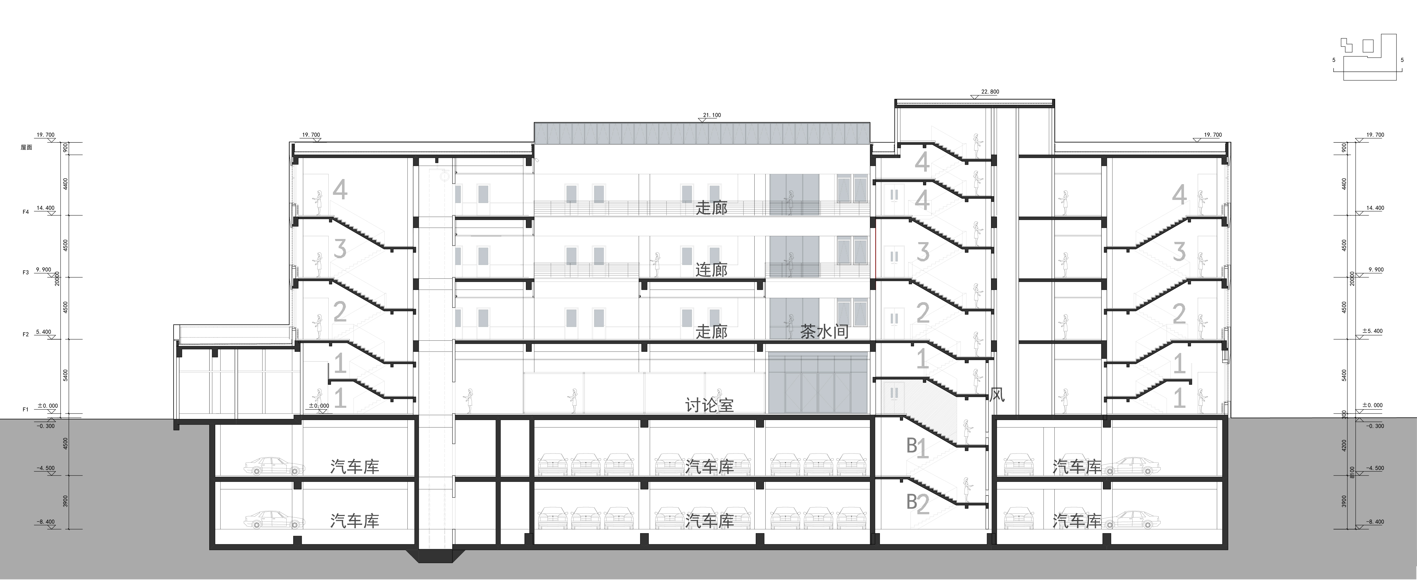 校园“活力场”：中央财经大学沙河校区C8地块教学楼、教学服务楼项目 / BIAD建筑与城市设计院-30