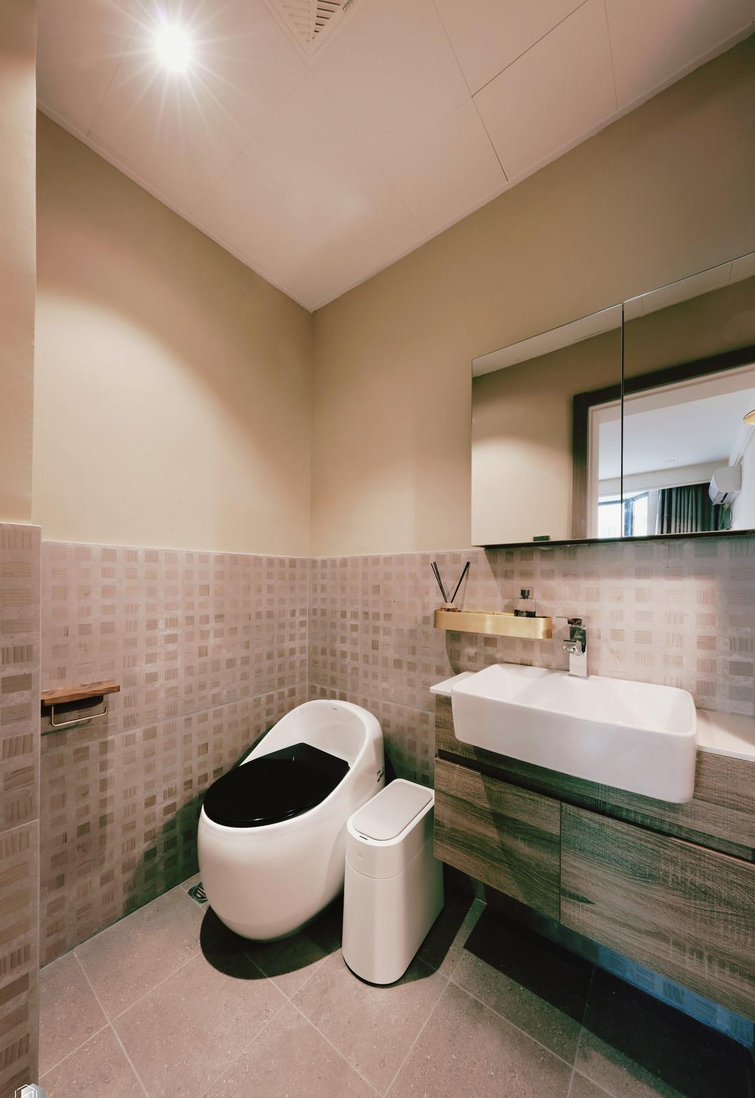 复古时光下的温馨平层设计-39