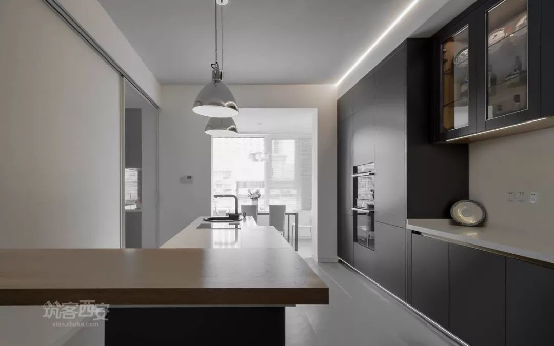 180㎡现代三室改一室,开放空间诠释自由生活-29