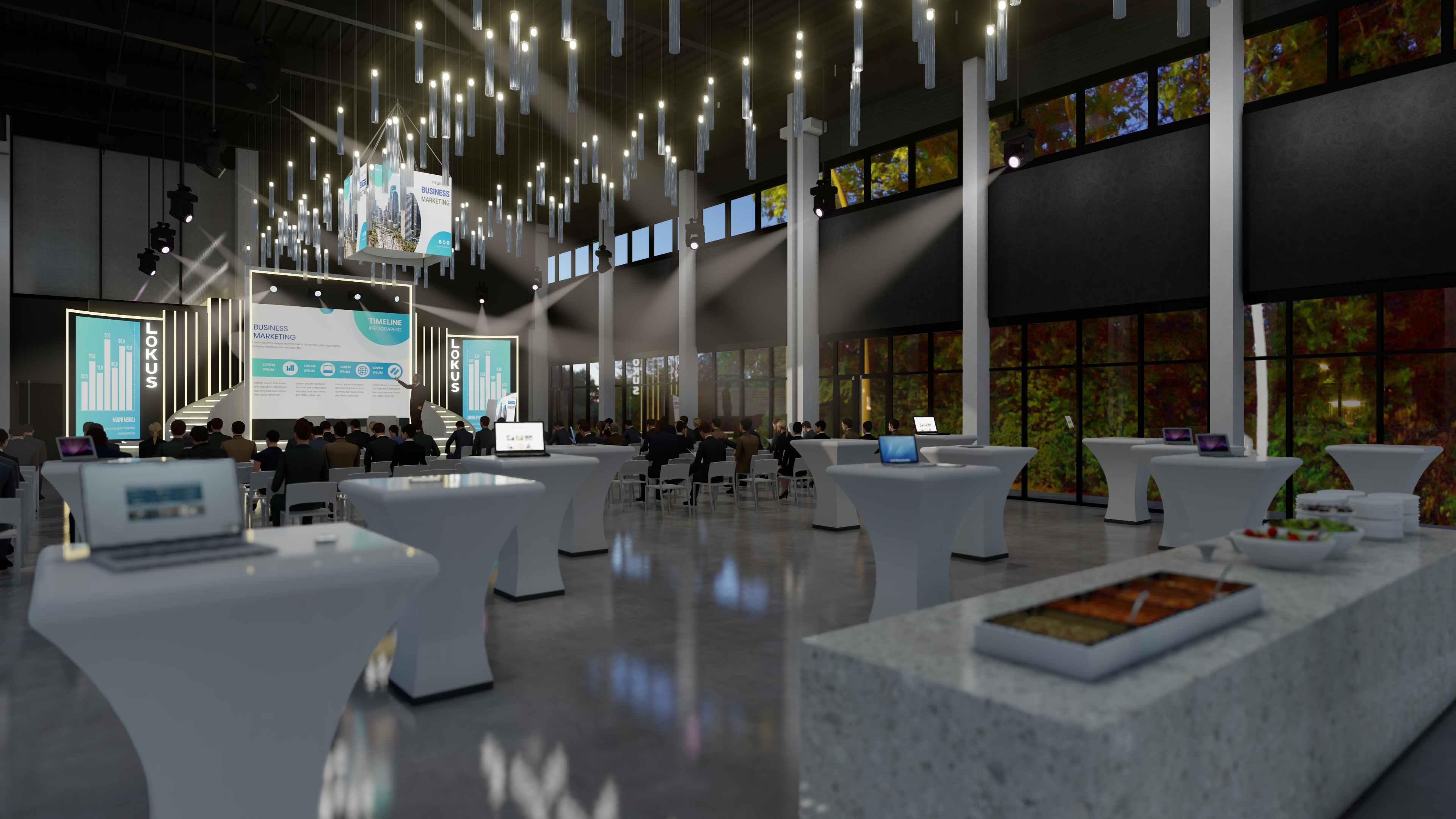 Events & Wedding Hall Interior Design | France-9