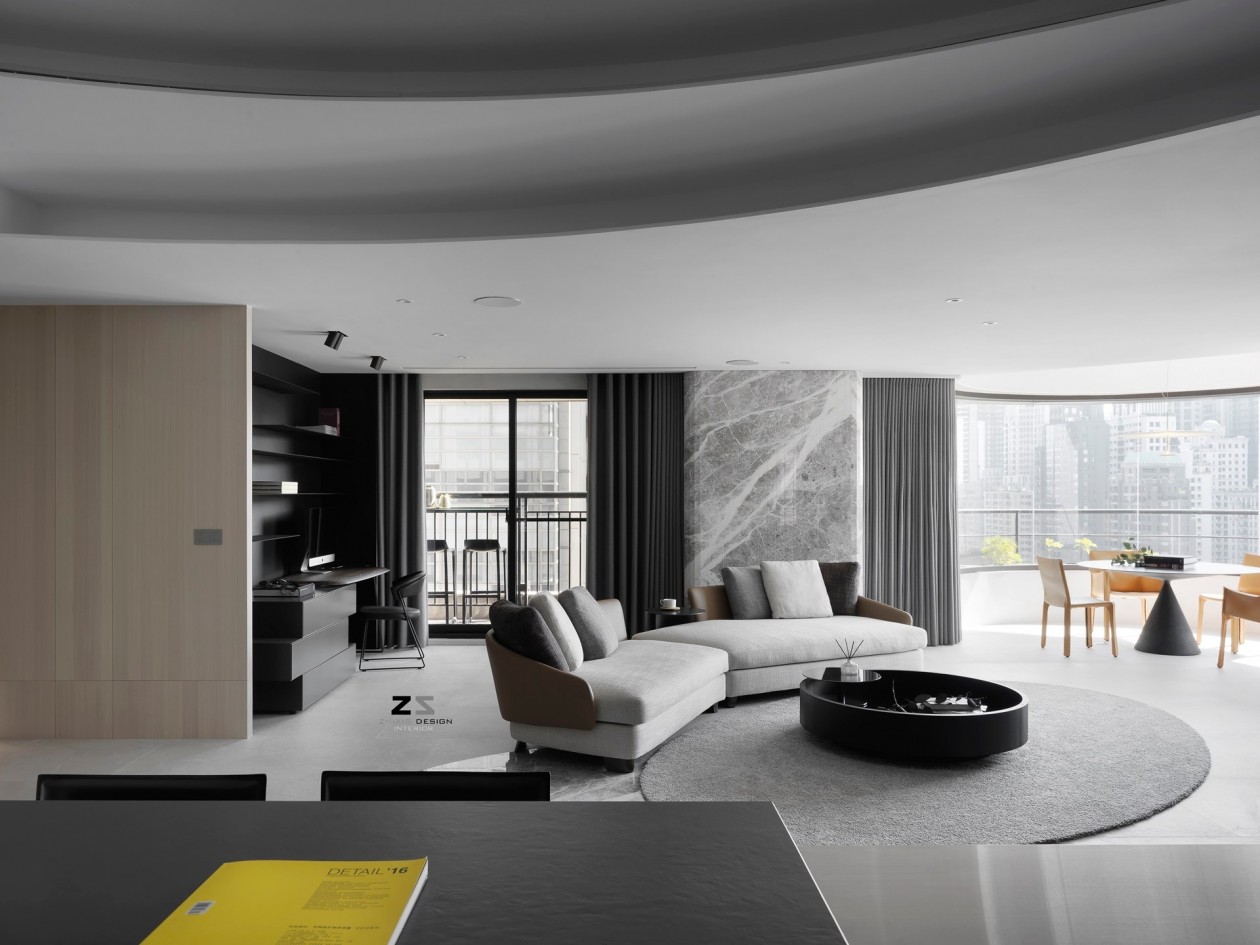 Z轴空间设计 | 质感黑白灰-2