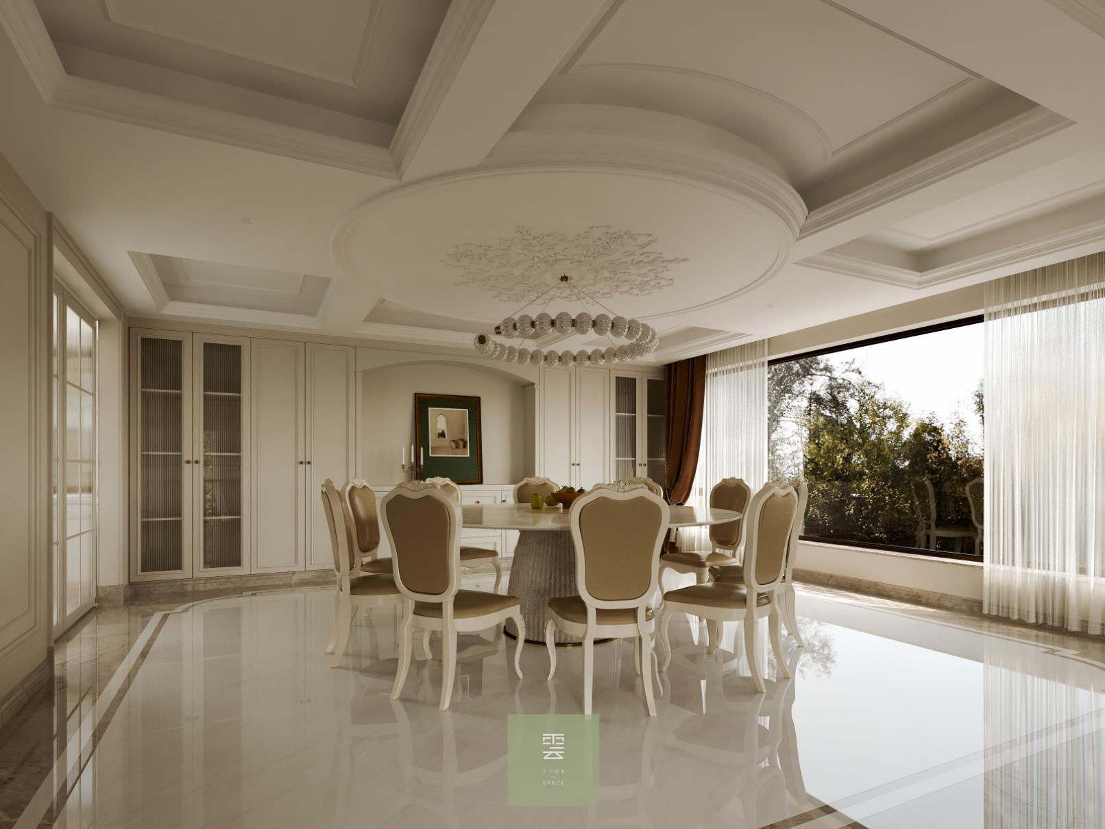 法式别墅设计丨中国惠州丨梯云空间设计-9