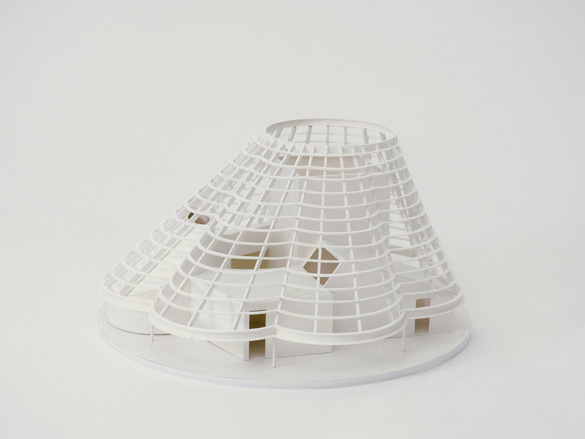 锥形屋顶下的五个画廊丨美国丨SO– IL-14