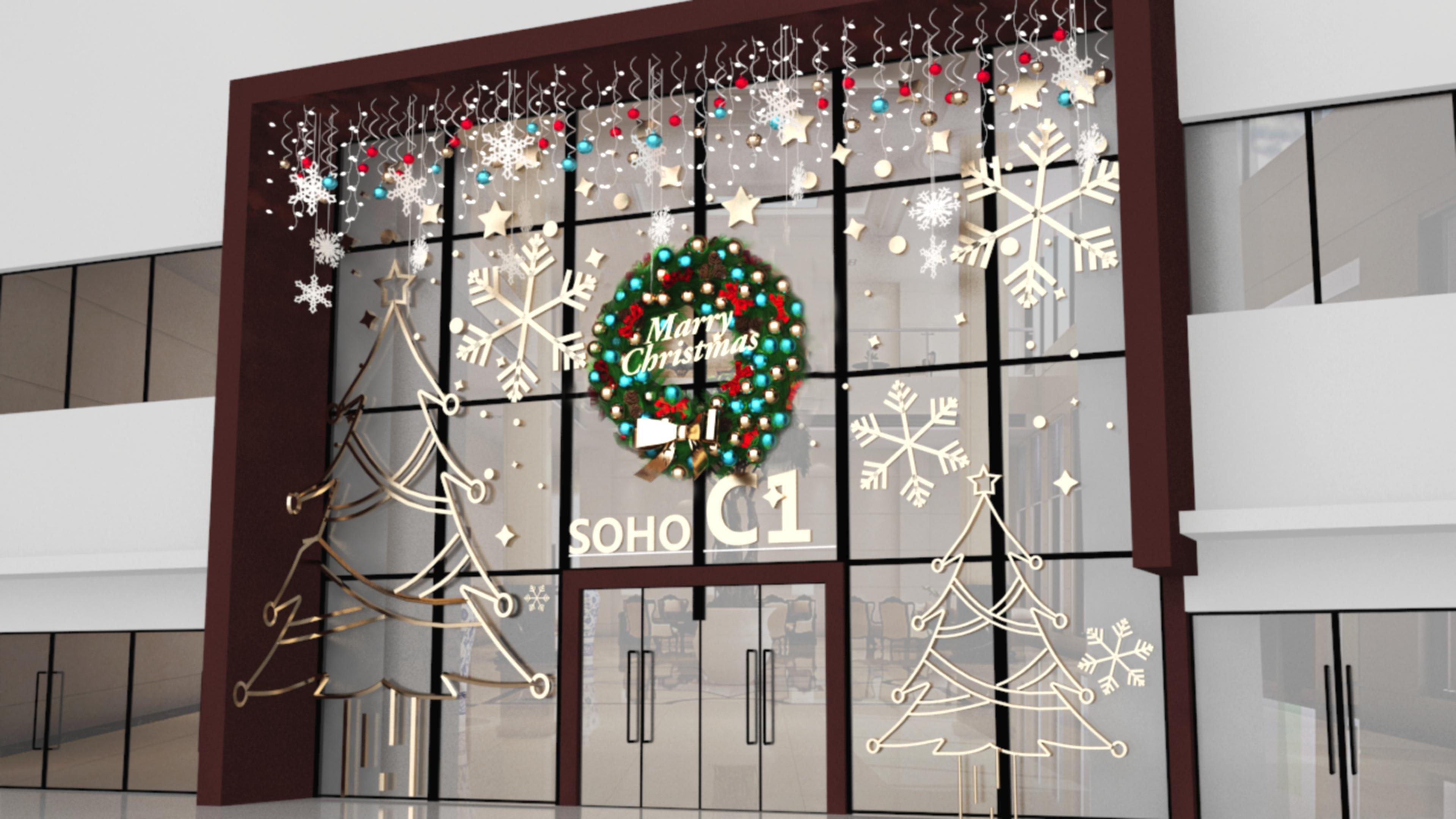 流光森林 · 梦幻般的圣诞美陈设计-29