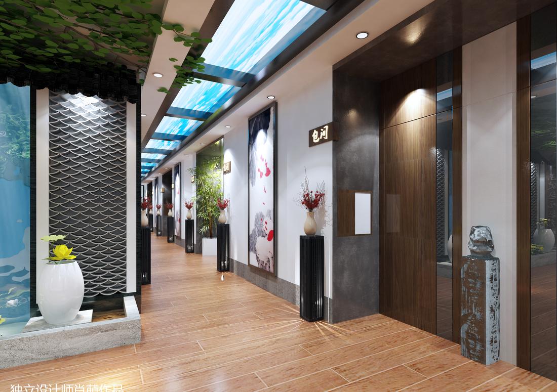 新中式风格餐厅设计案例解析-17