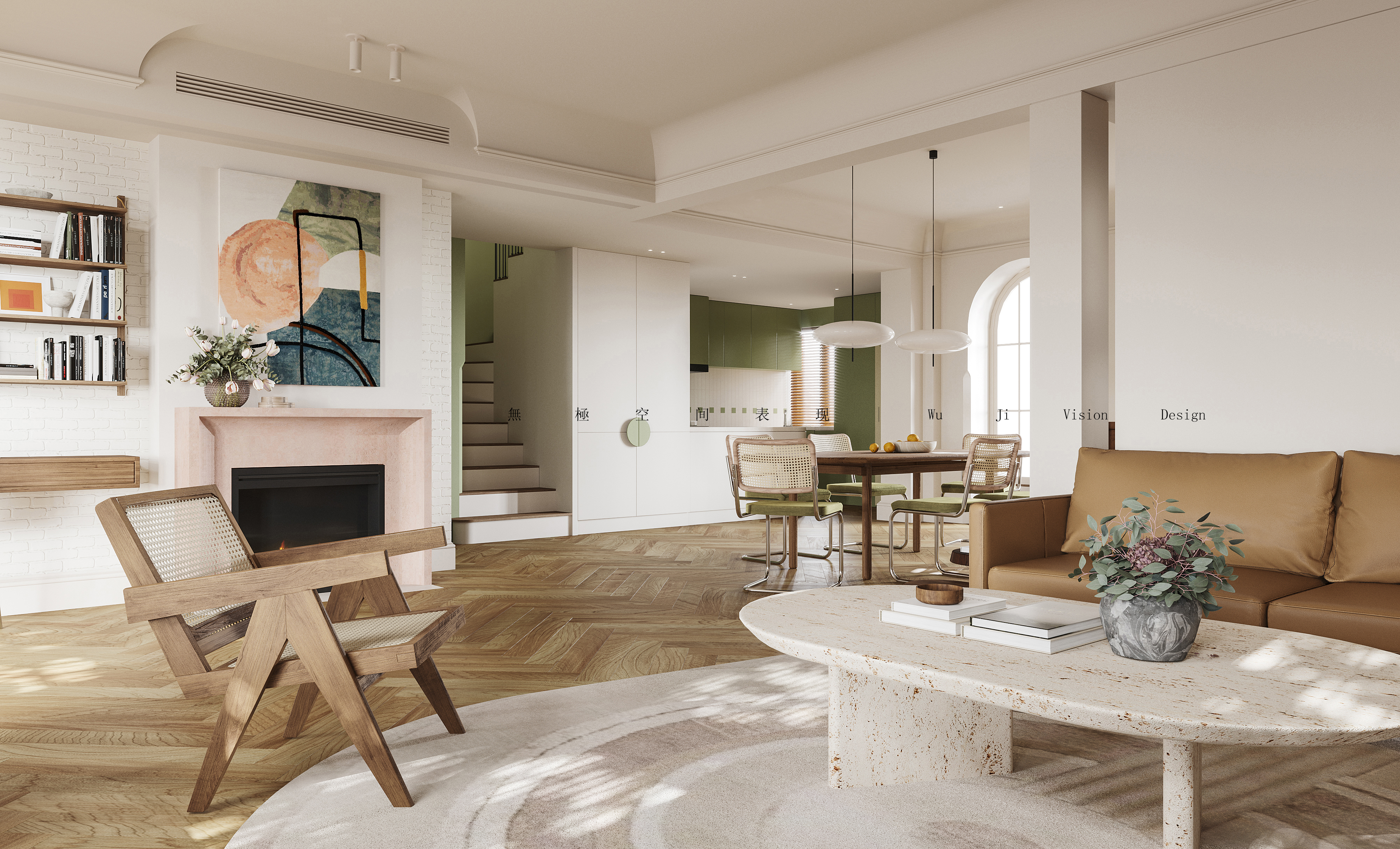 暖阳下的舒适空间 | 3DMAX2020 打造温馨家居设计-2