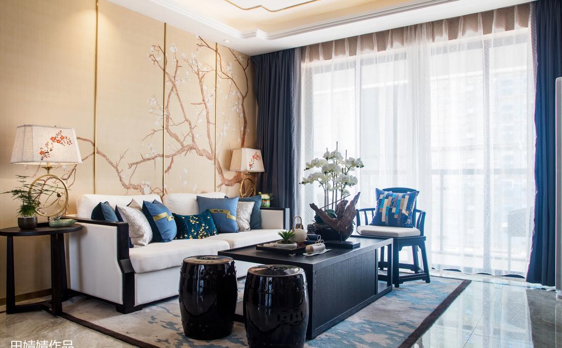 新中式风格家居设计 | 方界设计丨平层丨荏苒岁月,山水相宜-8