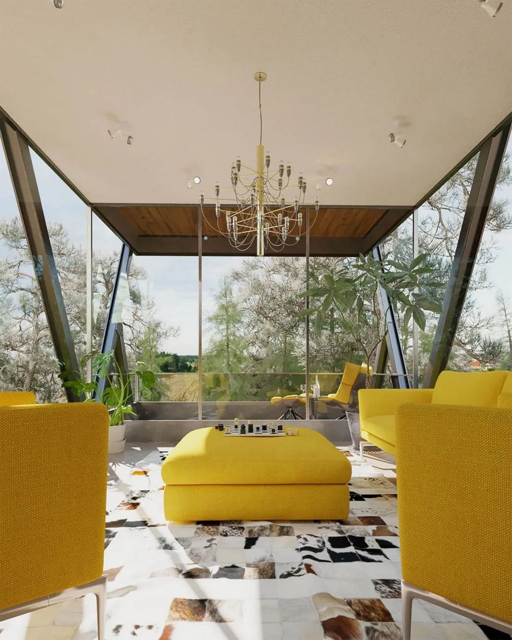 森林中的飞行别墅丨Sajad Motamedi-8