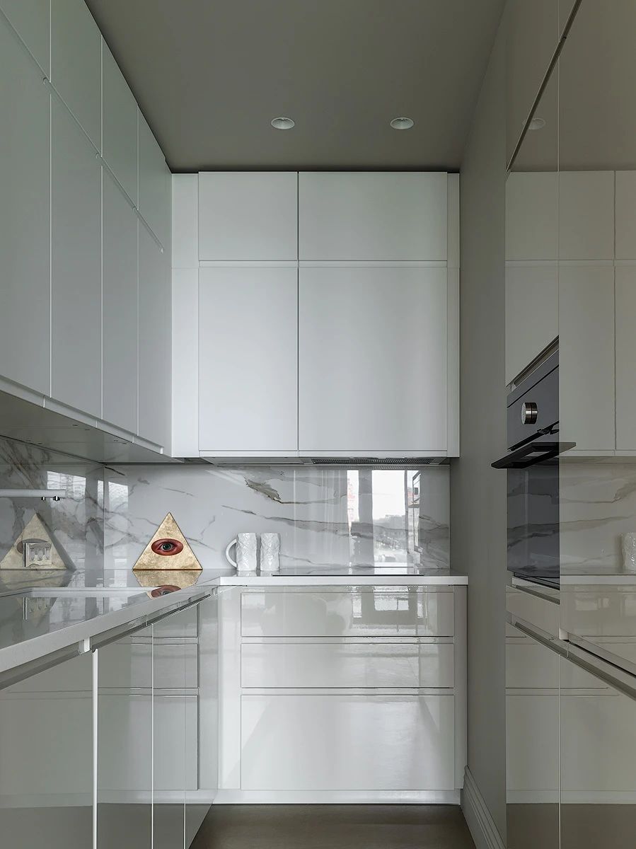 54㎡时尚简约单身公寓丨Aleksandra HelminskayaLeontieva-16