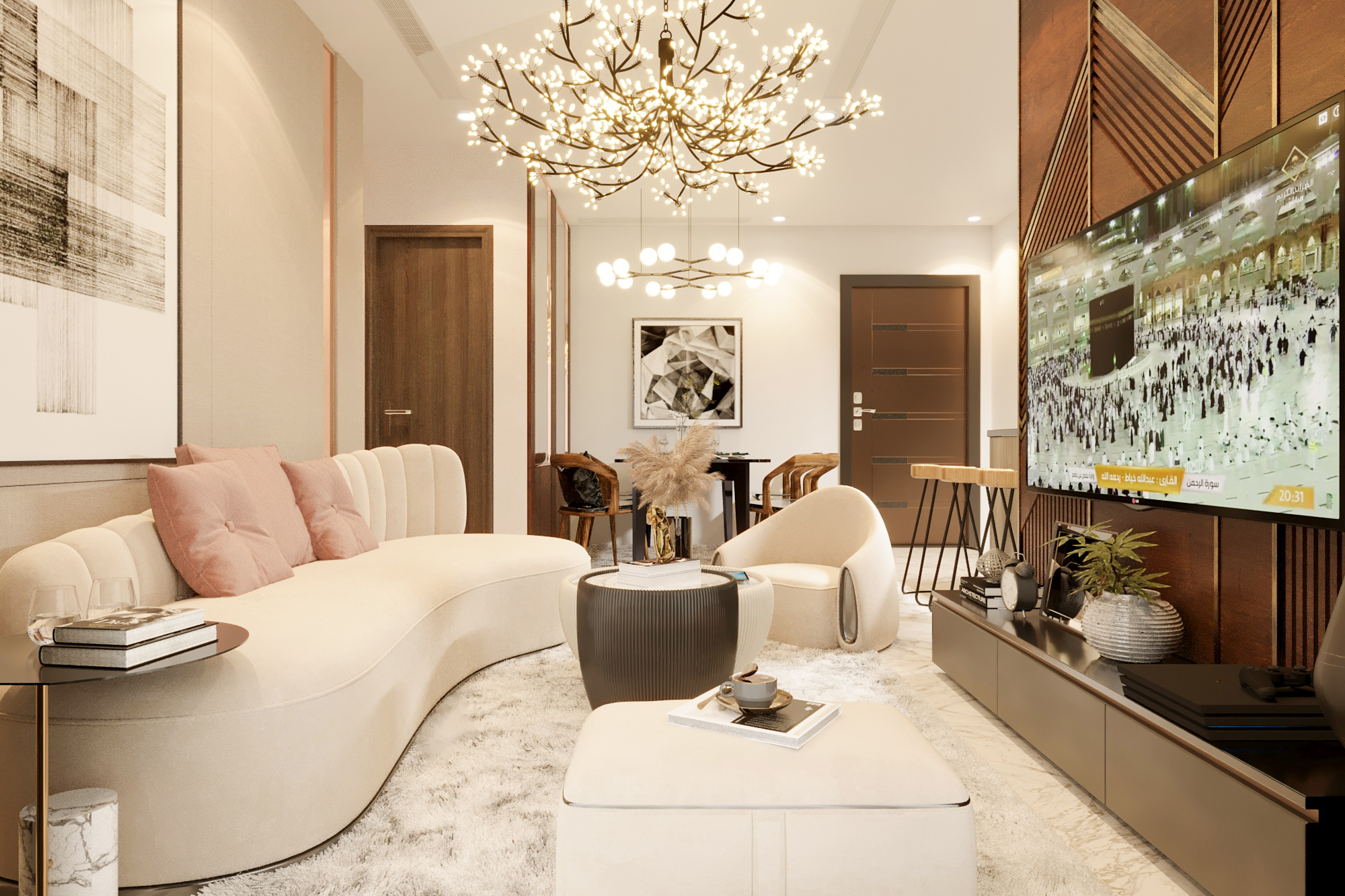 3D Interior Apartment Modern 2022-0