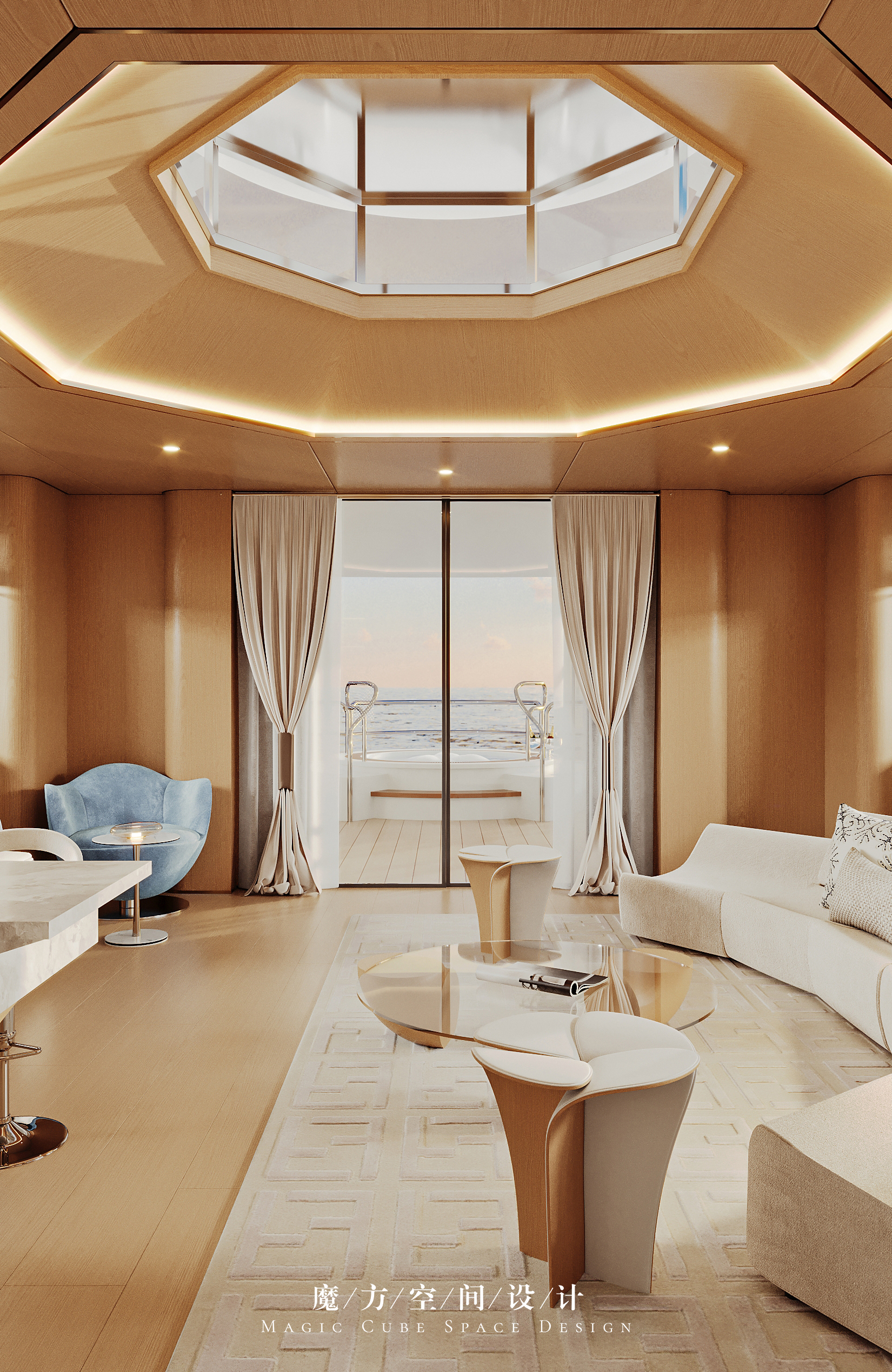 GRAND MARIANA Ⅱ游艇商业空间丨中国丨魔方空间设计-31