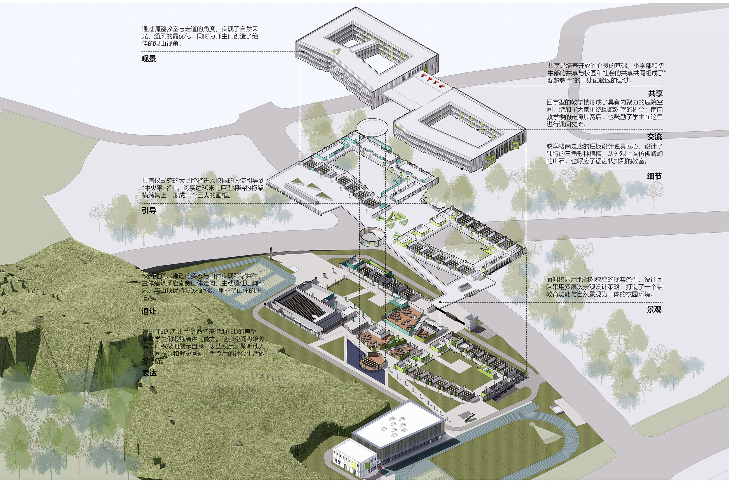 尤家凹九年一贯制学校丨中国南京丨东南大学建筑学院+邦建实践UAG-56