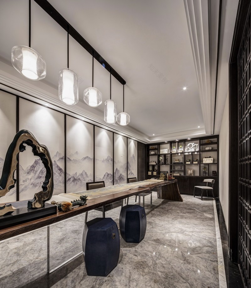 郑州雅居乐御宾府 | 新中式风格演绎东方意蕴空间-11