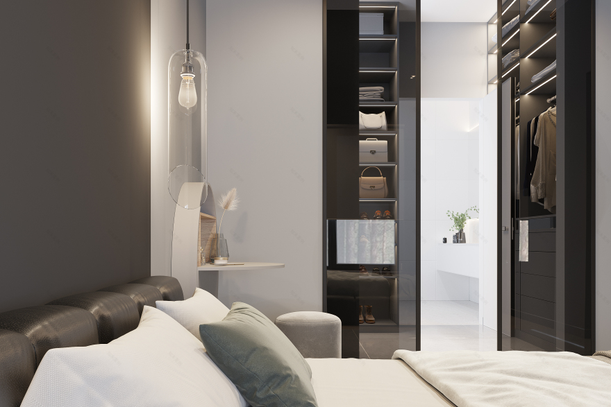 黑色版房屋室内装饰丨Golub Architects-25