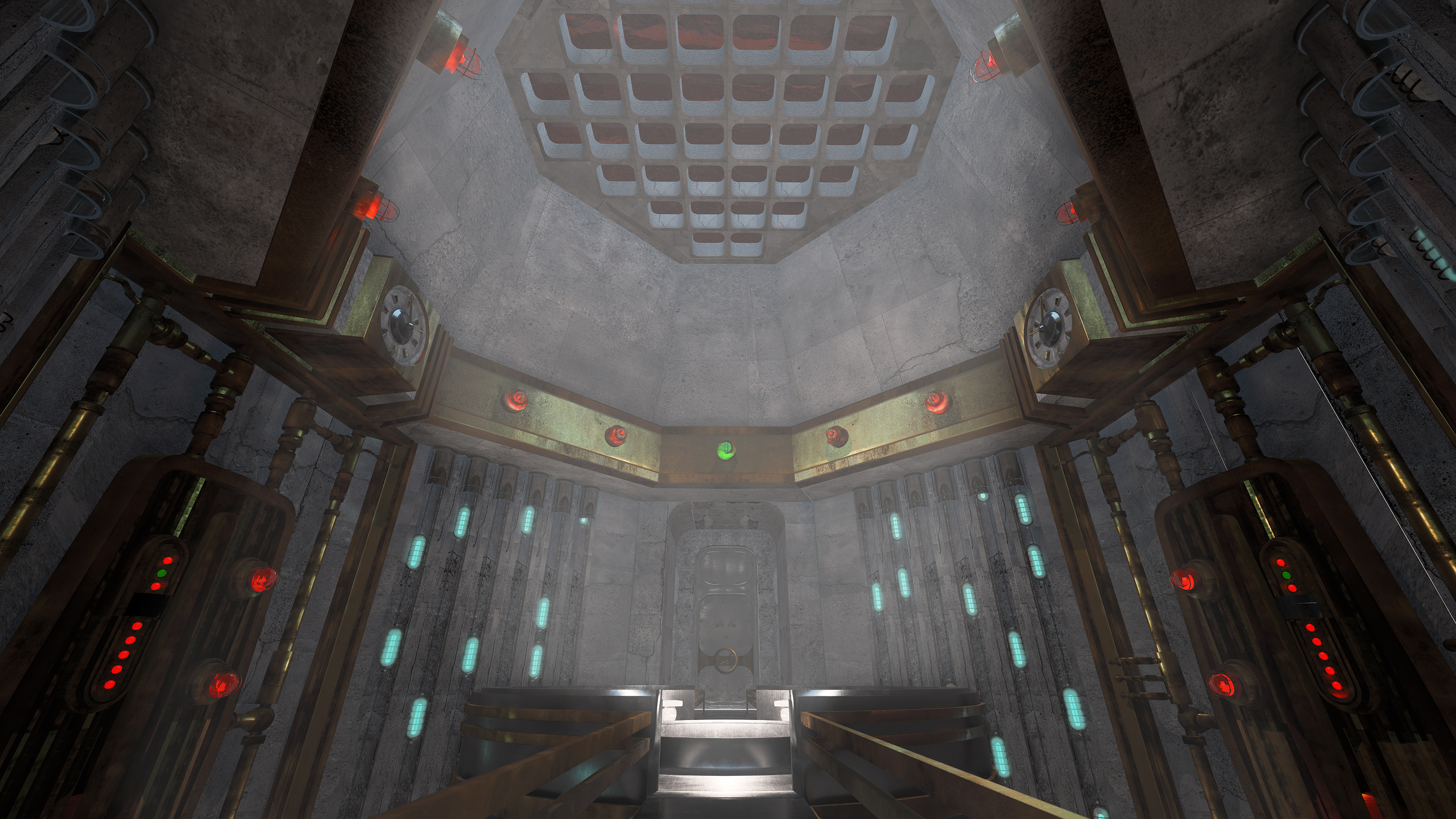 视频游戏虚拟空间之特别审判法庭室内设计-7