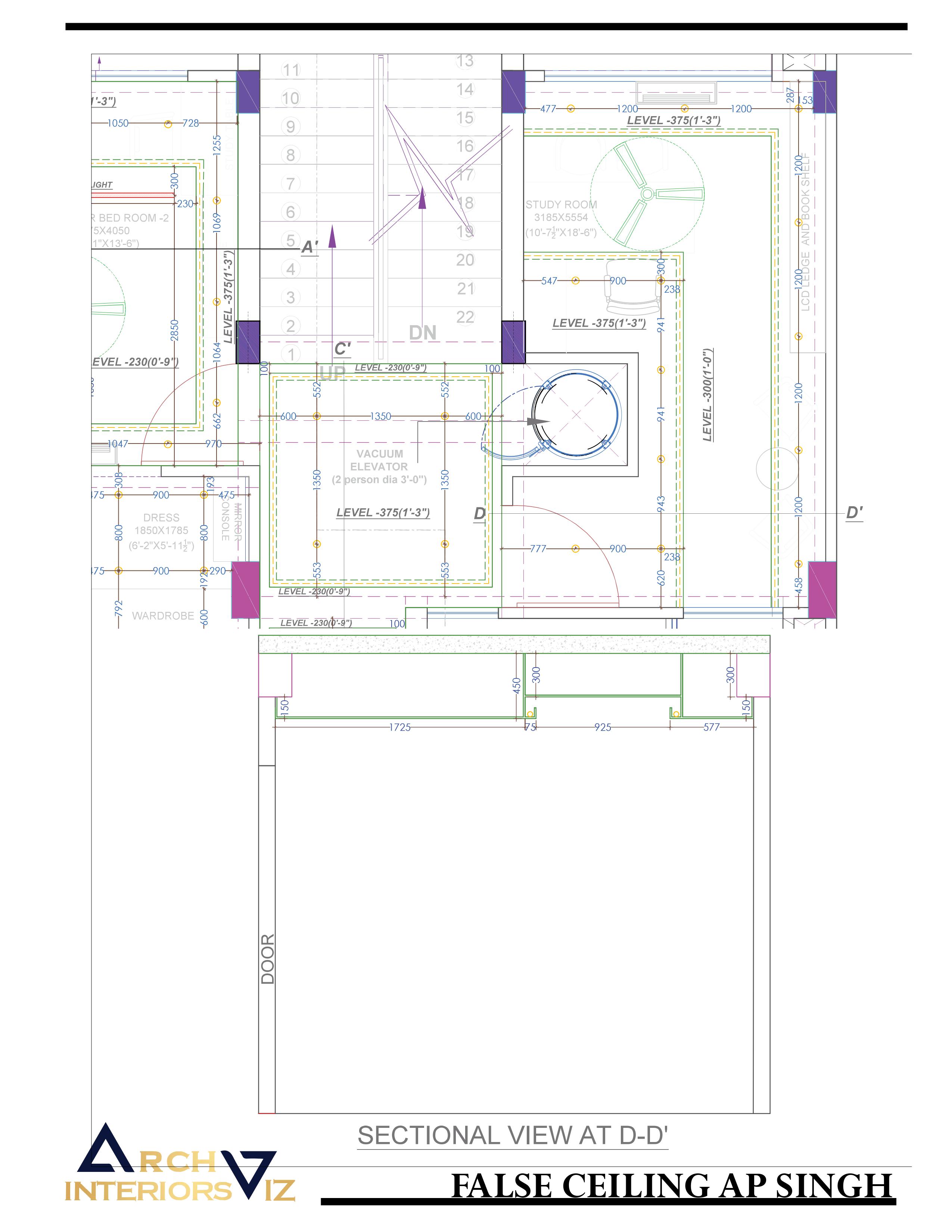 AP SINGH FALSE CEILING-FALSE CEILING PLAN AND SECTIONS-12