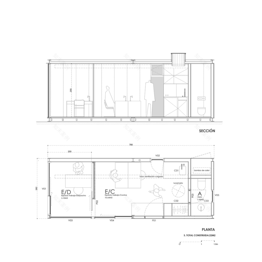马德里定制花园办公室丨西班牙马德里丨delaVegaCanolasso-21