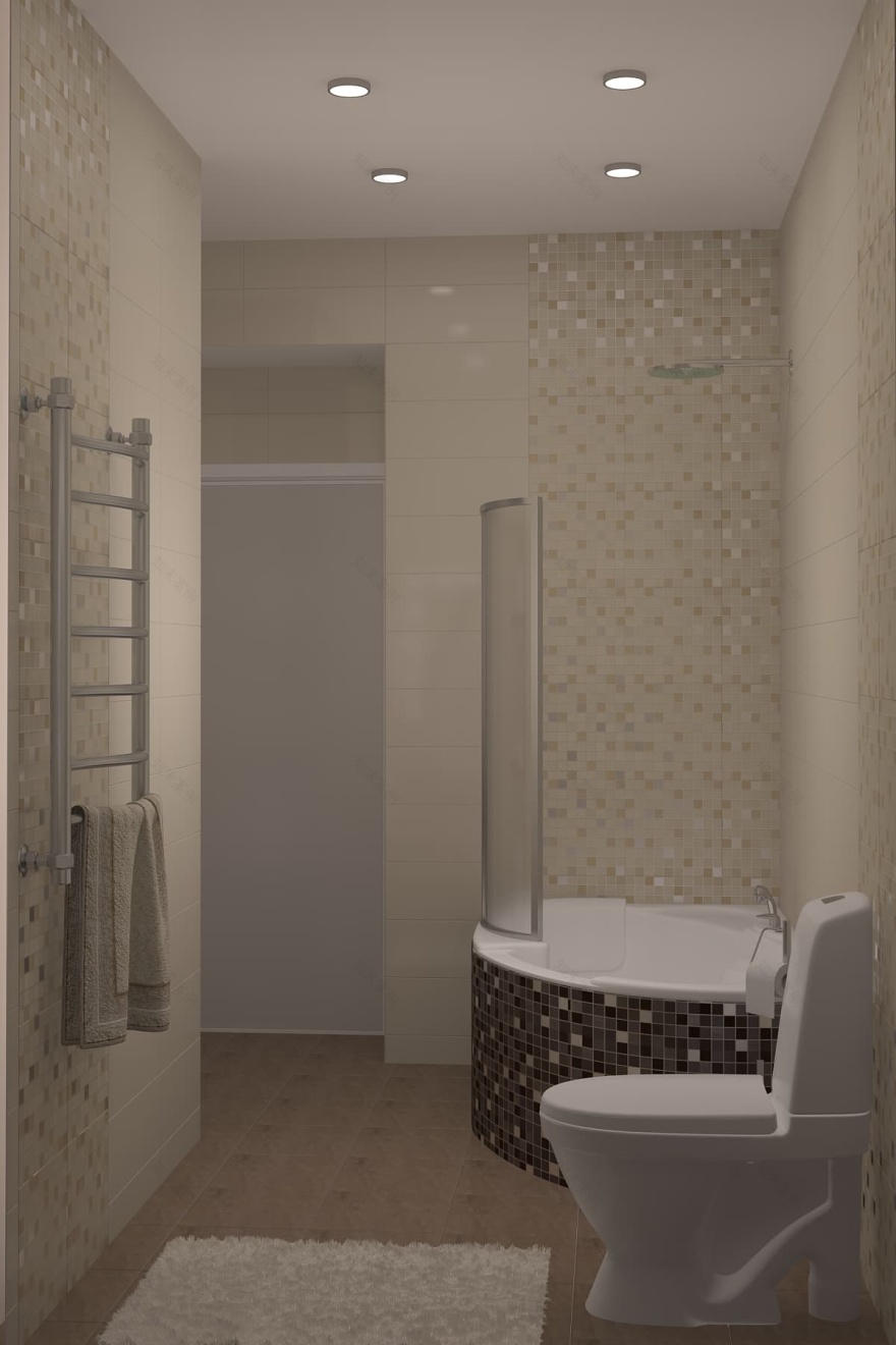 90平米Tiffany&Co风格公寓设计项目丨俄罗斯新西伯利亚丨BRERA gruppo-34