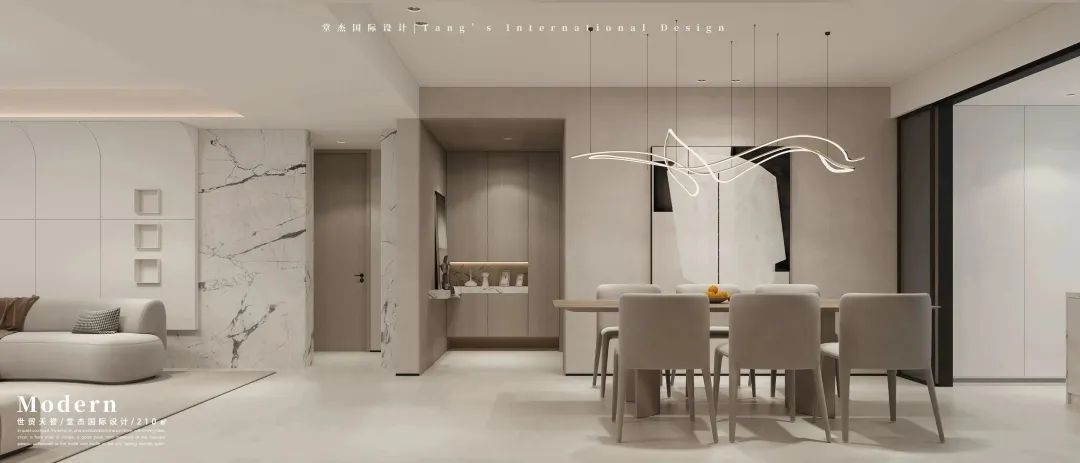 南京世茂天誉极简平层设计丨中国南京丨堂杰国际设计-28