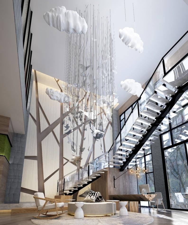 仙界福尘般的海上度假别墅设计-18