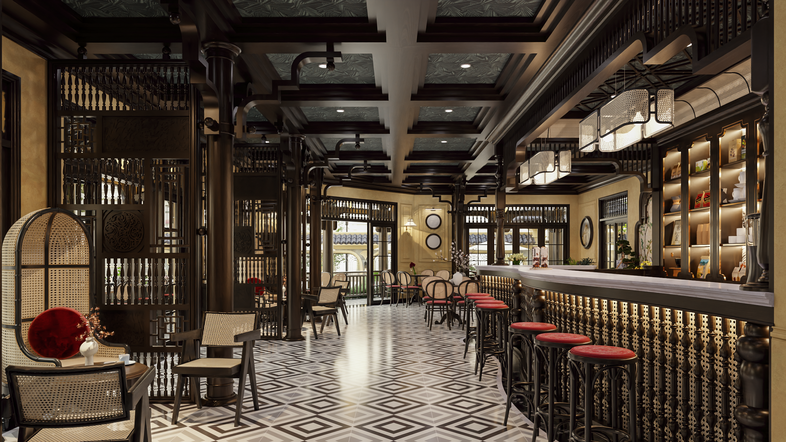 Indochine coffee Interior-12