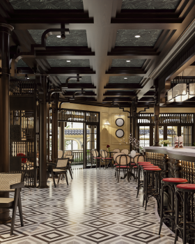 Indochine coffee Interior