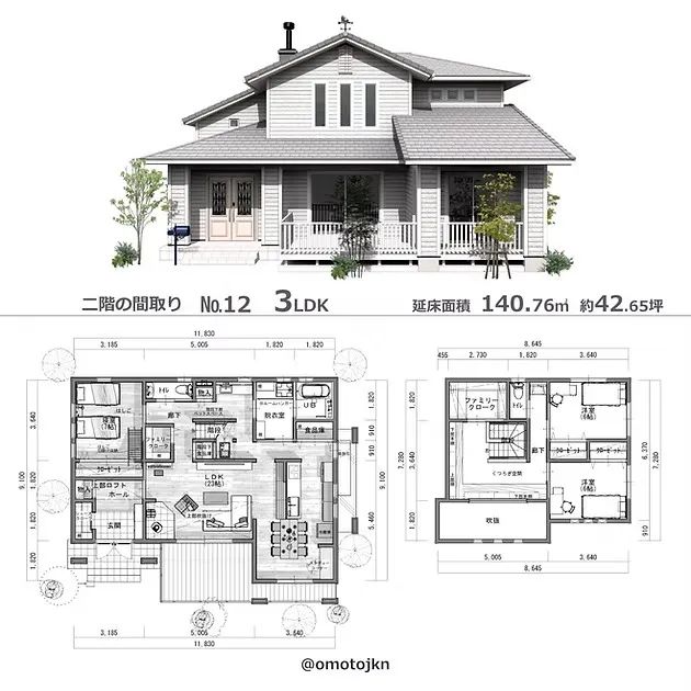 日式住宅附平面图案例-28