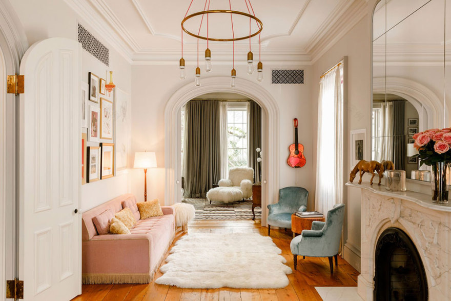 丽芙·泰勒纽约温婉小镇住宅,英伦风情与花的海洋-3